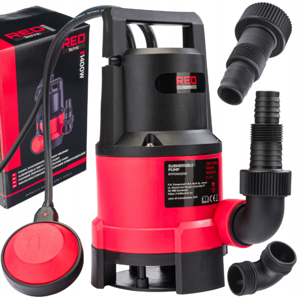 Насос погружной дренажный RED TECHNIC RTPDW-0050