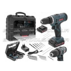 BOXER BX-175 Аккумуляторный шуруповерт 18V - 2x2,24Ah - зарядное устройство - 72 шт.