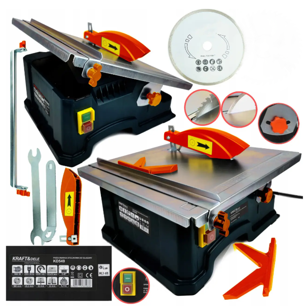 Електричний плиткоріз Kraft & Dele KD549 1800Вт.