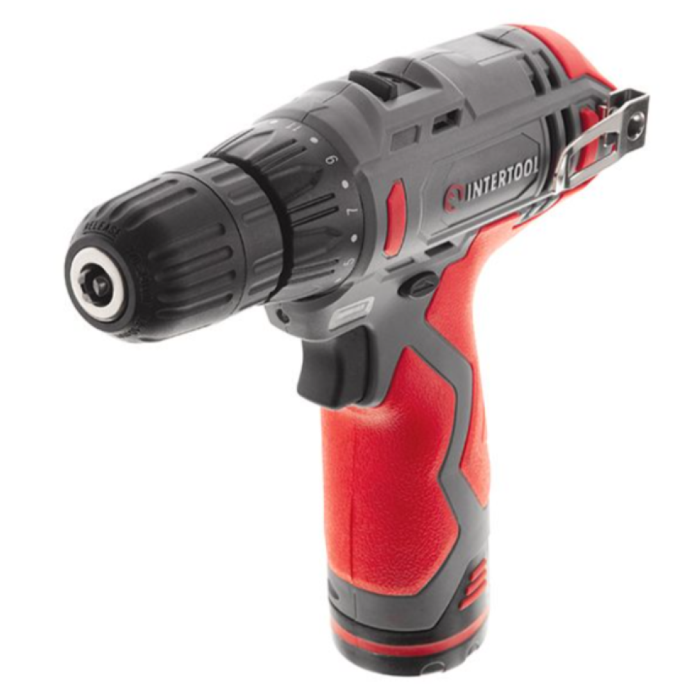 Дриль-шурупокрут акумуляторний INTERTOOL DT-0310