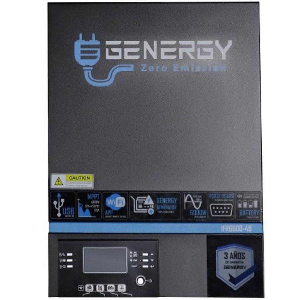 Інвертор перетворювач напруги GENERGY IFR6000-48 48-220В 6 кВт