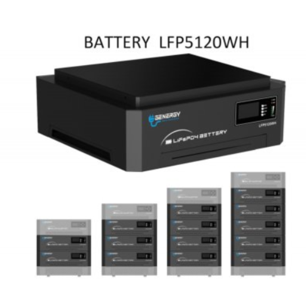 Акумулятор для накопичення енергії GENERGY LFP-5120W 5120 Вт