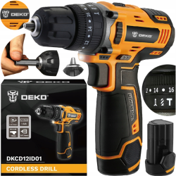 Шуруповерт акумуляторний DEKO DKCD12 Шуруповерт акумуляторний DEKO DKCD12