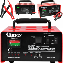 Пускозарядний пристрій 6-12В 75А GEKO G80020