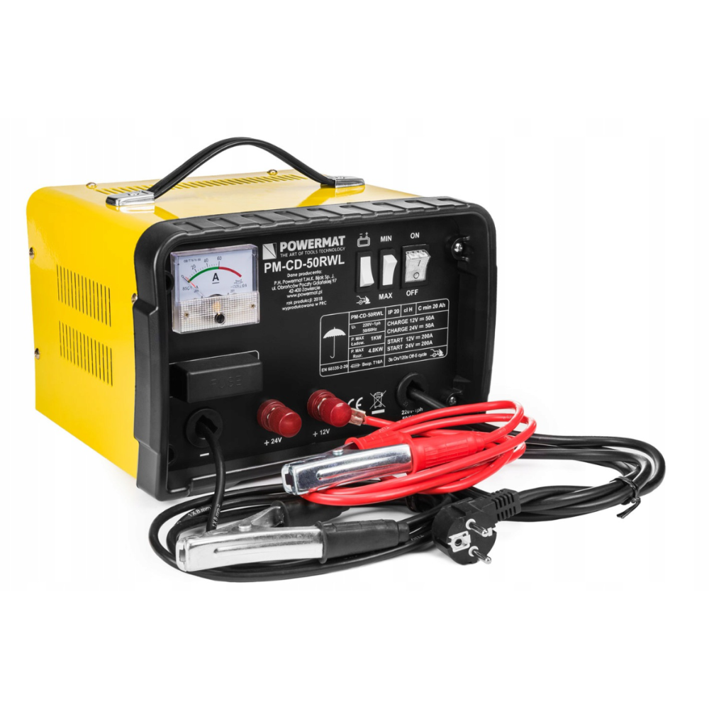 Пускозарядное устройство 12-24В 200А POWERMAT PM0572