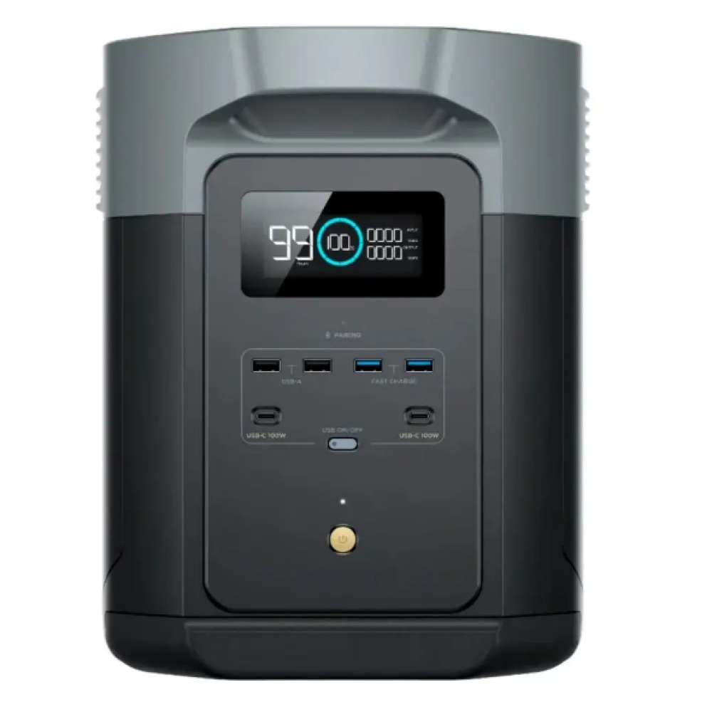 Зарядная станция EcoFlow Delta 2 Max, 2400 Вт, 2048 Вт/час