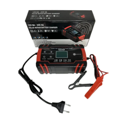 Зарядное устройство для аккумулятора 12V/8A, 24V/4A Smart Lemanso LM40400