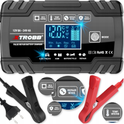 Інтелектуальний зарядний пристрій імпульсний X-TROBB PRO-09 12-24В