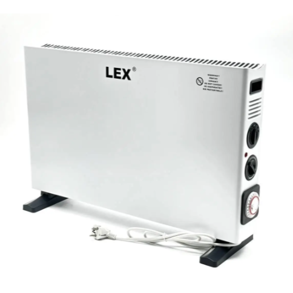 Нагрівач конвекторний електричний LEX LXZCH04FT (з вентилятором)
